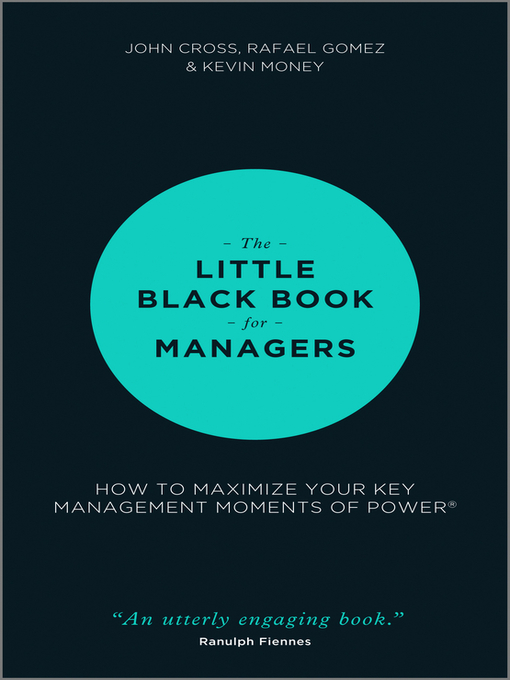 Title details for The Little Black Book for Managers by John Cross - Available